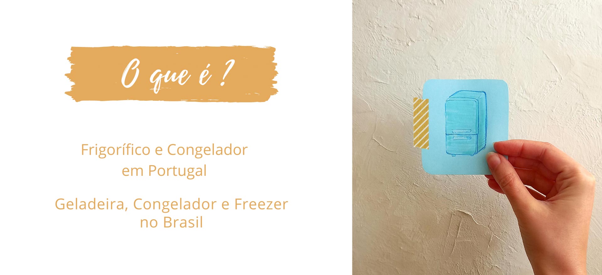 O que é Frigorífico e Congelador em Portugal? O que é Geladeira, Congelador  e Freezer no Brasil? – Arquetípico Cozinha Inusitada